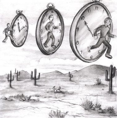 Time In to In Out of Time clipart