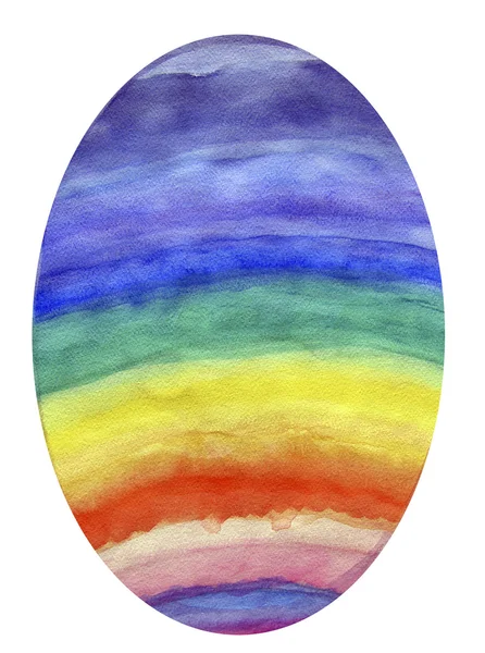 Ovo de cor arco-íris — Fotografia de Stock