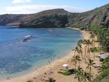 Hanauma Bay, Honolulu, Oahu, Hawaii 2 clipart