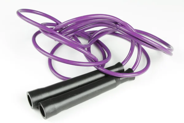 紫色跳绳 — 图库照片
