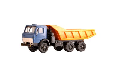 oyuncak çöp kamyonu koleksiyonu ölçekli model beyaz zemin üzerine izole