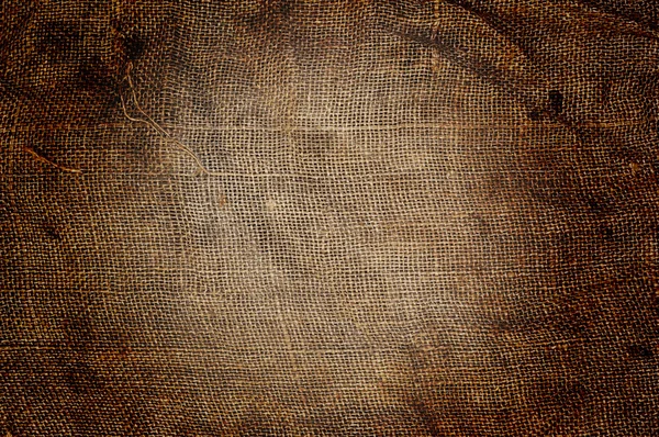 Antiguo fondo de tela saco — Foto de Stock