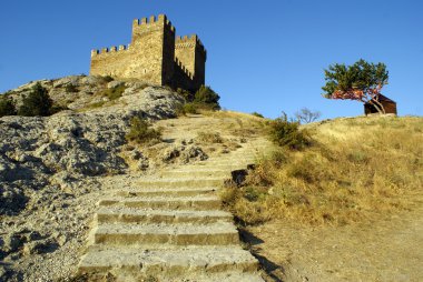 Stone steps clipart