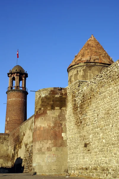 Фортеця в місті Erzurum — стокове фото
