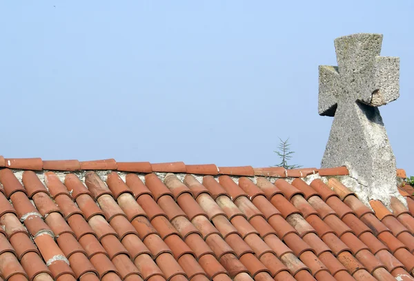 Каменный крест — стоковое фото