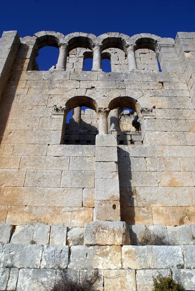Church wall in Alahan — Stock Photo, Image