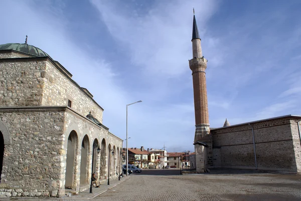 Хамам и мечеть — стоковое фото