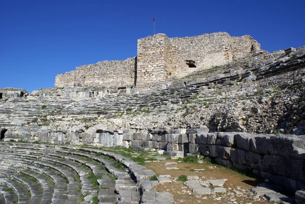 Θέατρο και το κάστρο — Φωτογραφία Αρχείου