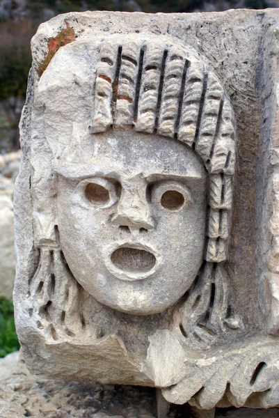 Máscara de pedra — Fotografia de Stock