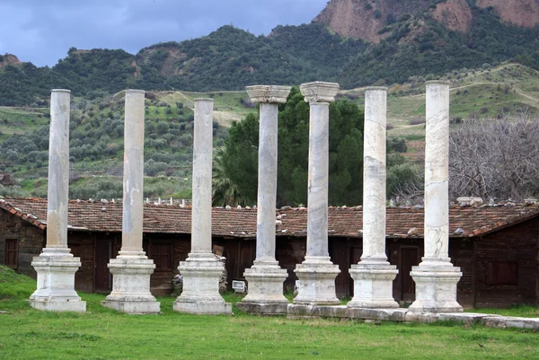Columns and mount — Stock Photo, Image