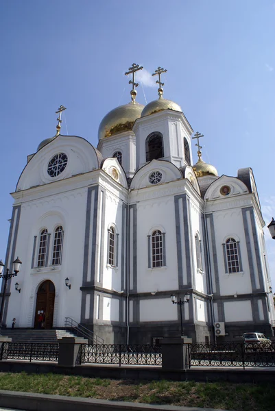 White Russian church — Stock Photo, Image