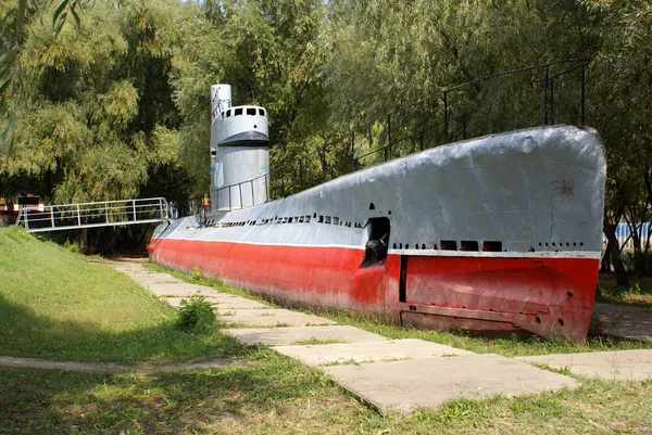 Submarino en tierra — Foto de Stock
