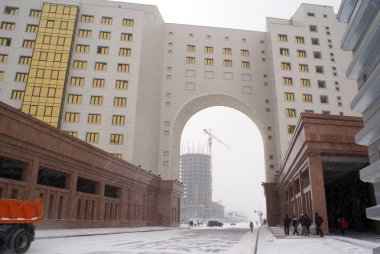 astana kışın