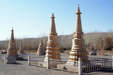 Stupas clipart