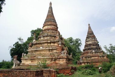 iki stupas ve aslan