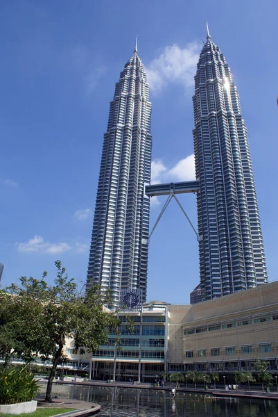吉隆坡市中心的现代塔楼 — 图库照片