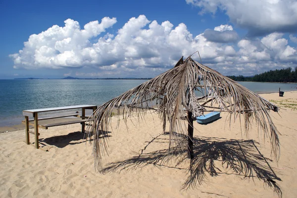 Mesa na praia Cherating — Fotografia de Stock