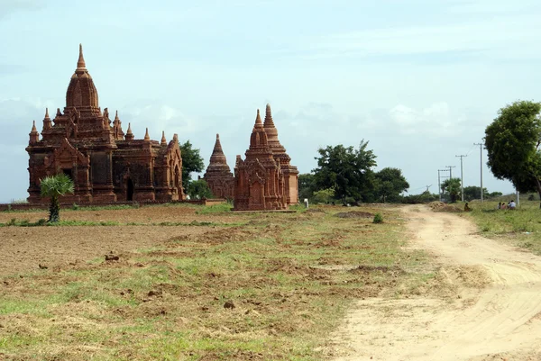 Road and pagoda — Stock Photo, Image