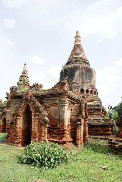 Stupa ed erba — Foto Stock