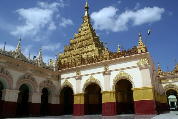 Mahamuni paya pagoda w mandalay — Zdjęcie stockowe