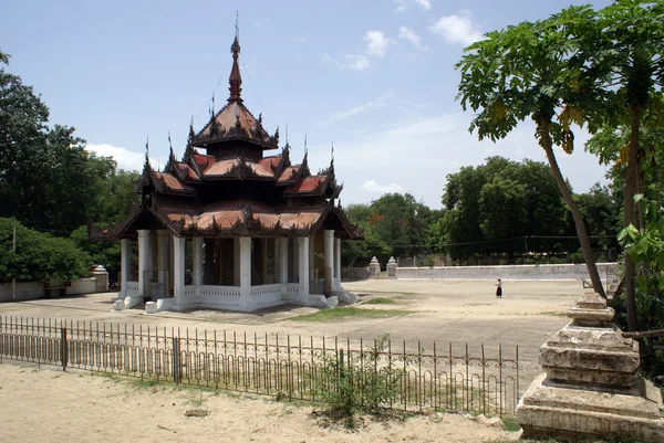 Drewniany pagoda — Zdjęcie stockowe