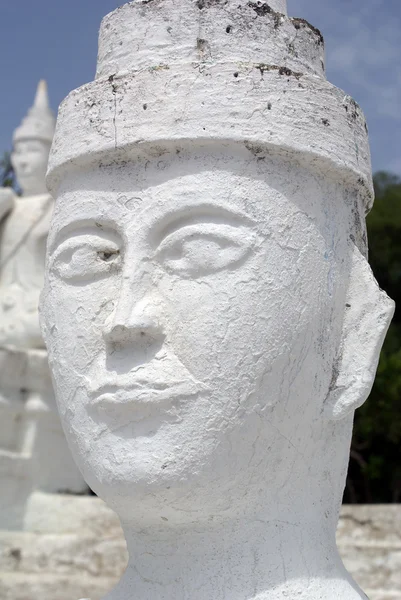 Yüzünü heykel — Stok fotoğraf