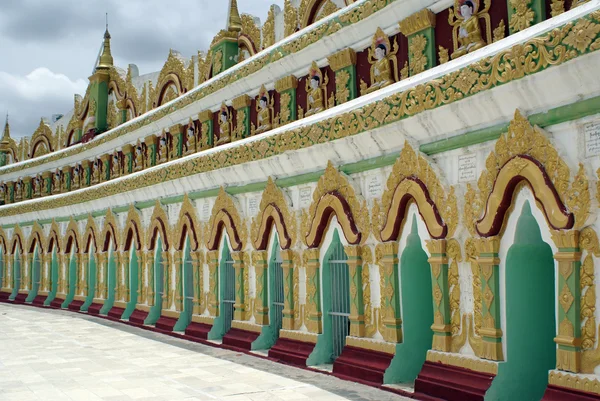仏教寺院の壁 — ストック写真