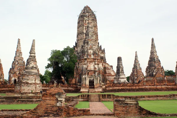 Wat Chai Wattanaram en Ayuthaya — Foto de Stock