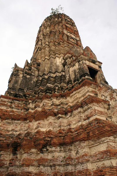 Brick stupa in Ayuthaya — Stock Photo, Image