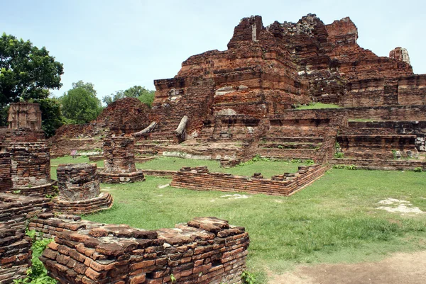 Ruiny w wat mahathat — Zdjęcie stockowe