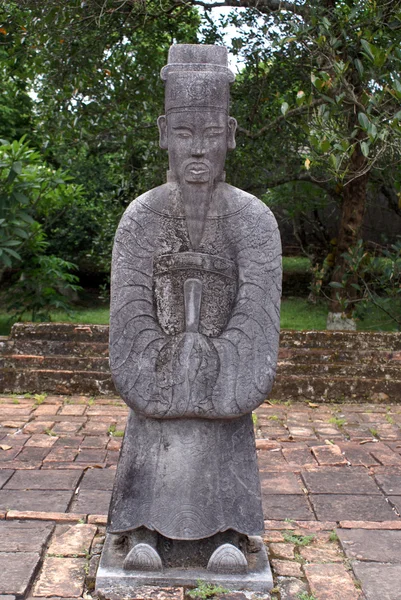 Statua szary — Zdjęcie stockowe