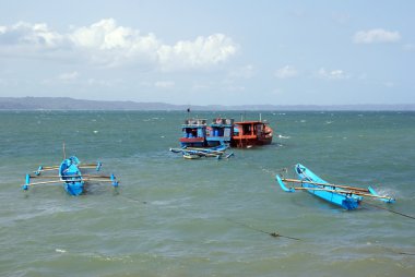 Boats and wind clipart