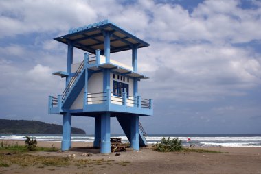 Lifeguard tower clipart