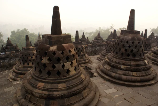 Borobudur sabah — Stok fotoğraf