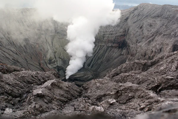 Inside crater Bromo — Stock Photo, Image
