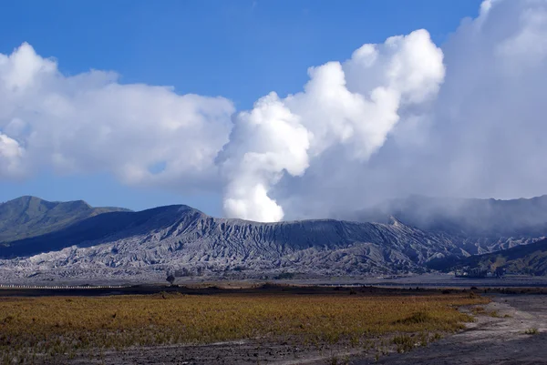 Bromo and clouds — Stock Photo, Image
