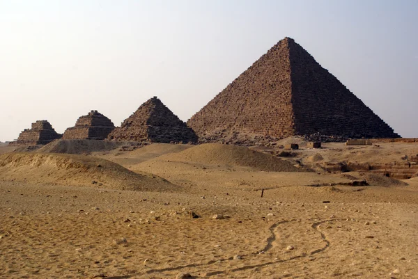 四个 piramids — 图库照片