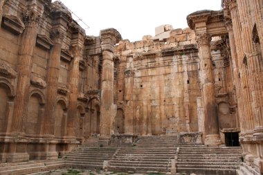 Inside roman temple clipart