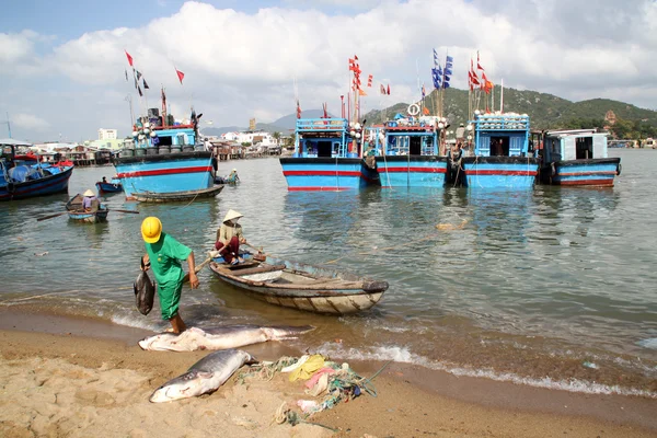 Barcos en Vietnam — Foto de Stock