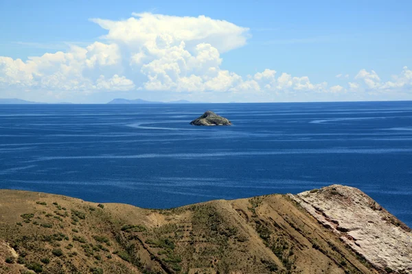 Isla y lago Titicaca — Foto de Stock