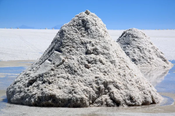 소금 piramids — 스톡 사진