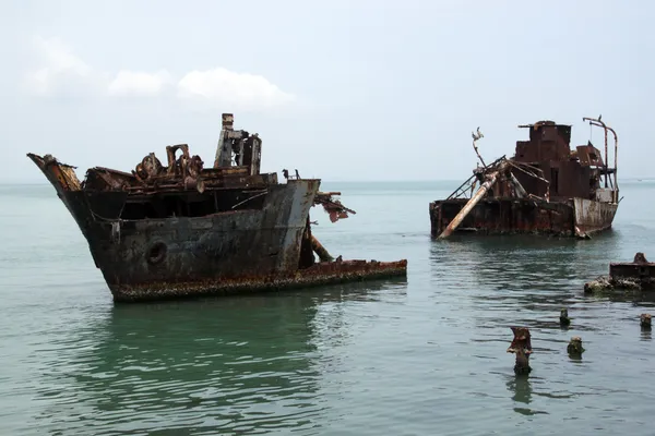 Rusty ships — Stock Photo, Image