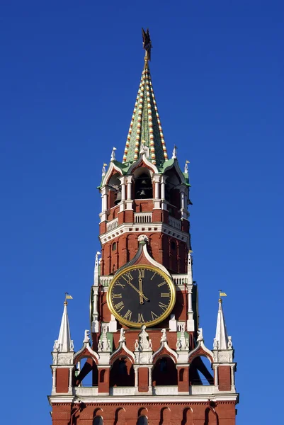 Torre dell'orologio rosso — Foto Stock