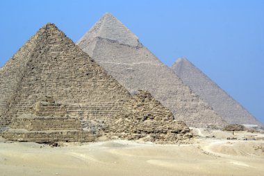 Four piramids clipart