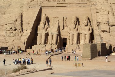Temple in Abu Simbel clipart
