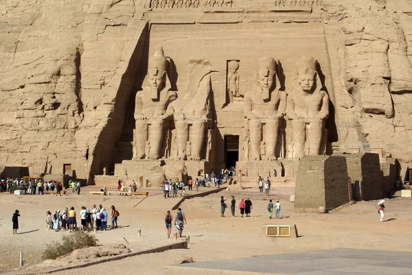 Templo em Abu Simbel — Fotografia de Stock