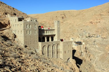 Monastery Mar Musa clipart