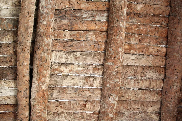 Деревянный потолок — стоковое фото