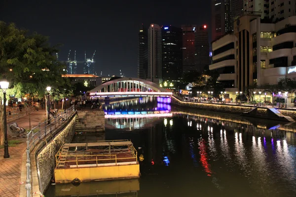 新加坡河 — 图库照片