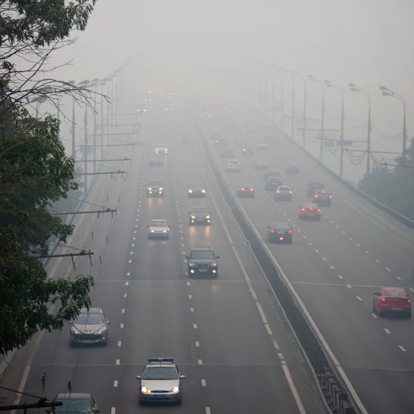 stock image Smog in a city